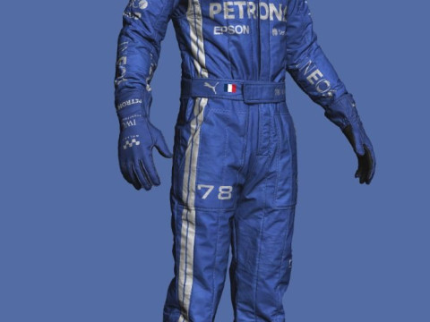 Bonecos estilo 3d mang&aacute; anime piloto de corrida F1 estilo piloto caricato Modelo de Impressão 3D