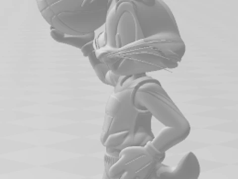 Bonecos 3d style manga anime buggbunny pernalonga style caricato Modello di stampa 3D