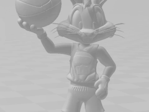 Bonecos 3d style manga anime buggbunny pernalonga style caricato Modello di stampa 3D