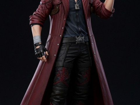 Bonecos estilo 3d mang&aacute; anime dmc dante devil may cry estilo caricato Modelo de Impressão 3D