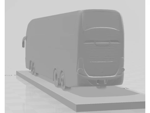 Bonecos estilo 3d manga anime base de fabrica&ccedil;&atilde;o de &ocirc;nibus marcopolo caricato Modelo de Impressão 3D