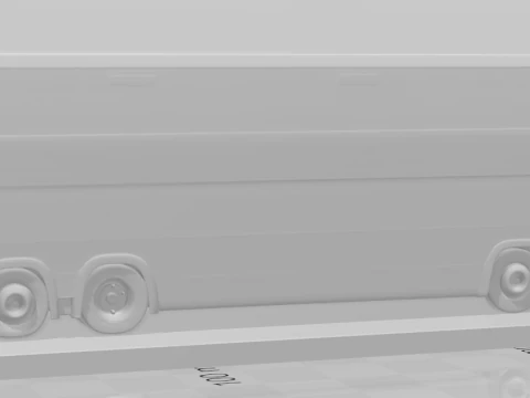 Bonecos estilo 3d manga anime base de fabrica&ccedil;&atilde;o de &ocirc;nibus marcopolo caricato Modelo de Impressão 3D