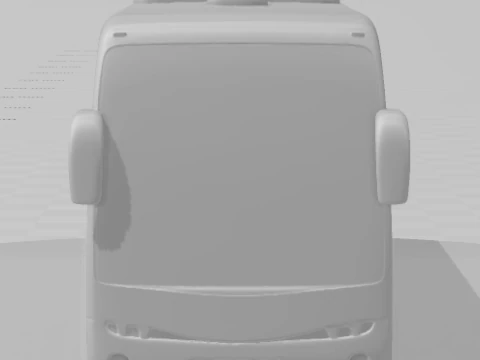 Bonecos estilo 3d manga anime base de fabrica&ccedil;&atilde;o de &ocirc;nibus marcopolo caricato Modelo de Impressão 3D