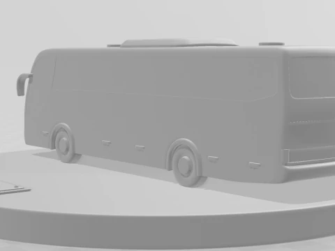 Bonecos estilo 3d manga anime base de fabrica&ccedil;&atilde;o de &ocirc;nibus marcopolo caricato Modelo de Impressão 3D
