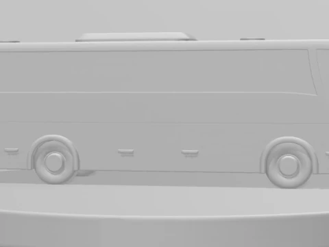 Bonecos estilo 3d manga anime base de fabrica&ccedil;&atilde;o de &ocirc;nibus marcopolo caricato Modelo de Impressão 3D