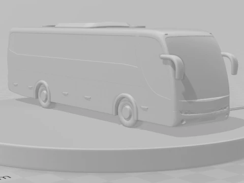 Bonecos estilo 3d manga anime base de fabrica&ccedil;&atilde;o de &ocirc;nibus marcopolo caricato Modelo de Impressão 3D