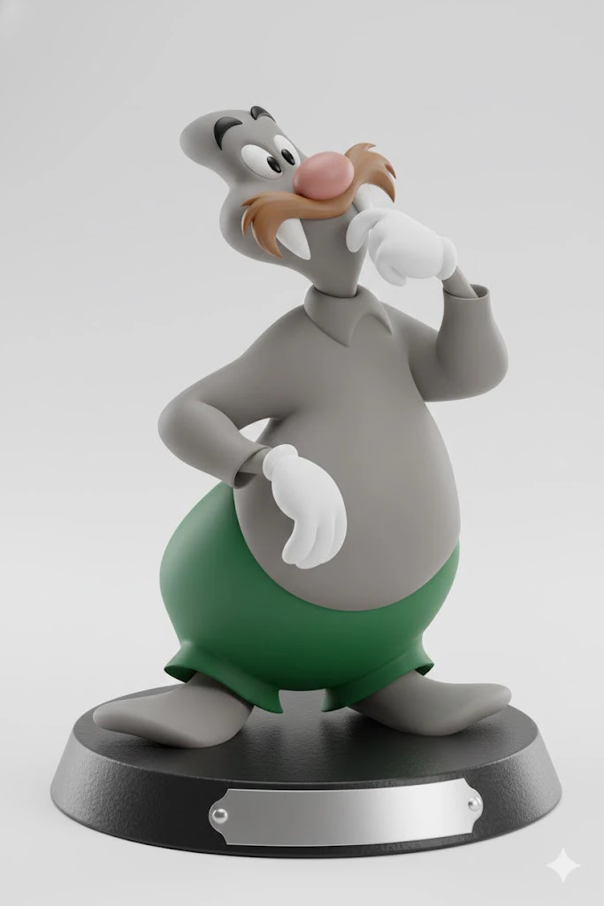 Bonecos 3d style manga anime woodwoodpecker wally leoncio pica pau caricato 3D Print Model .c4d .max .obj .3ds .fbx .stl .blend 