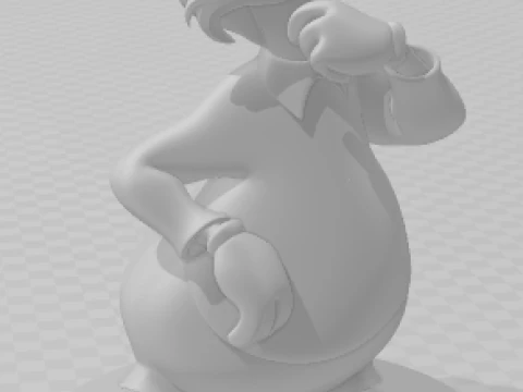 Bonecos 3d style manga anime woodwoodpecker wally leoncio pica pau caricato 3D Print Model