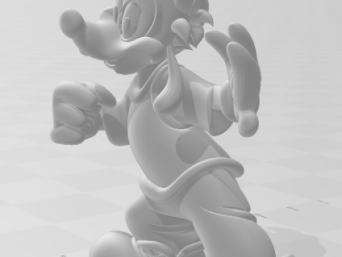 Bonecos 3d style manga anime max pateta caricato Modello di stampa 3D