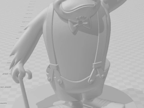 Bonecos 3d style manga anime maguila gorila caricato 3D Print Model