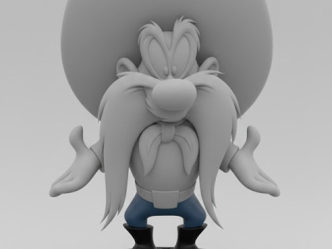 Bonecos 3d style manga anime eufrazino looney tunes caricato Modello di stampa 3D