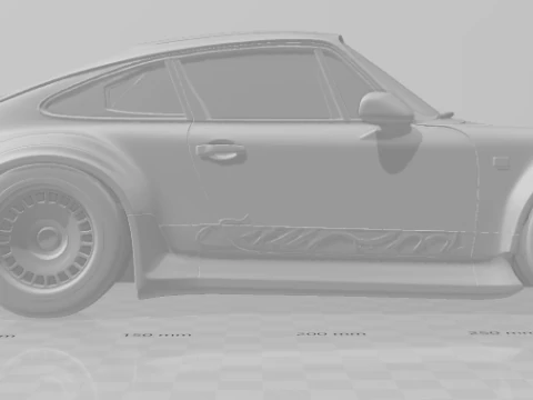 बोनकोस 3डी स्टाइल मंगा एनीमे ट्रक रेस कार पिकअप पोर्श कैरिकैटो 3D प्रिंट मॉडल