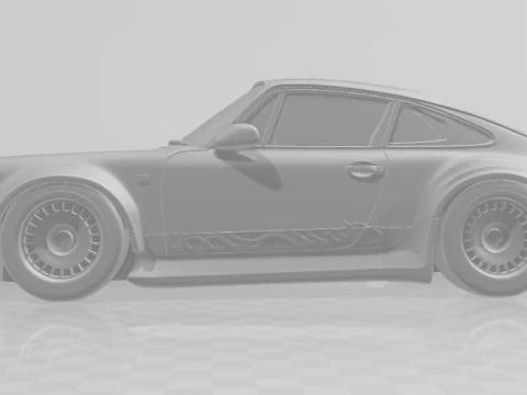 बोनकोस 3डी स्टाइल मंगा एनीमे ट्रक रेस कार पिकअप पोर्श कैरिकैटो 3D प्रिंट मॉडल