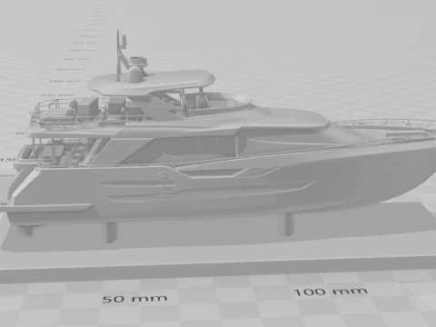 Bonecos 3d style manga anime truck race car pickup yatch navy barco caricato 3D Print Model
