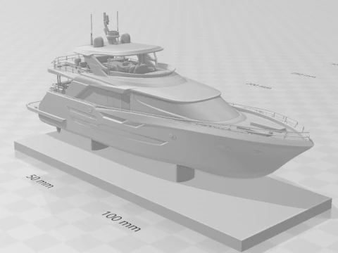 Bonecos 3d style manga anime truck race car pickup yatch navy barco caricato 3D Print Model