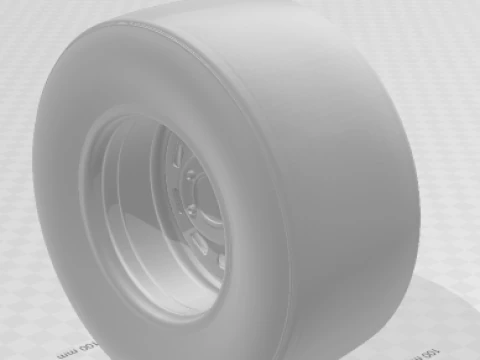 Bonecos 3d style manga anime truck race car pickup tyre slick nascar caricato 3D Print Model