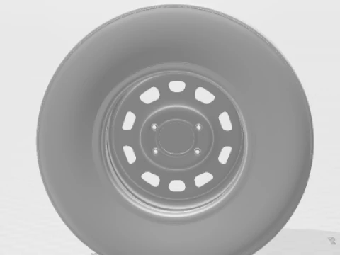 Bonecos 3d style manga anime truck race car pickup tyre slick nascar caricato 3D Print Model
