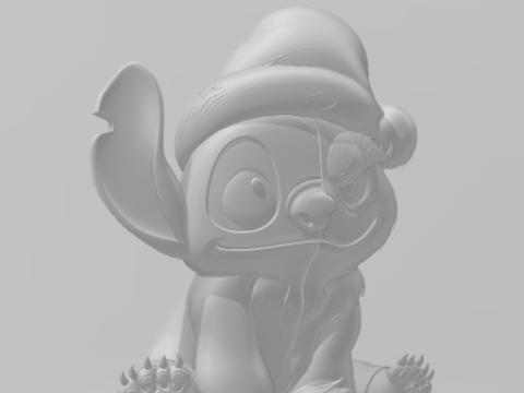 Bonecos 3d style manga anime mashup stitch e grinch caricato Modello di stampa 3D