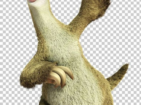 Bonecos 3d style manga anime sid ice age caricato Modello di stampa 3D