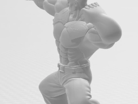 Bonecos 3d style manga anime jack tekken caricato 3D Print Model