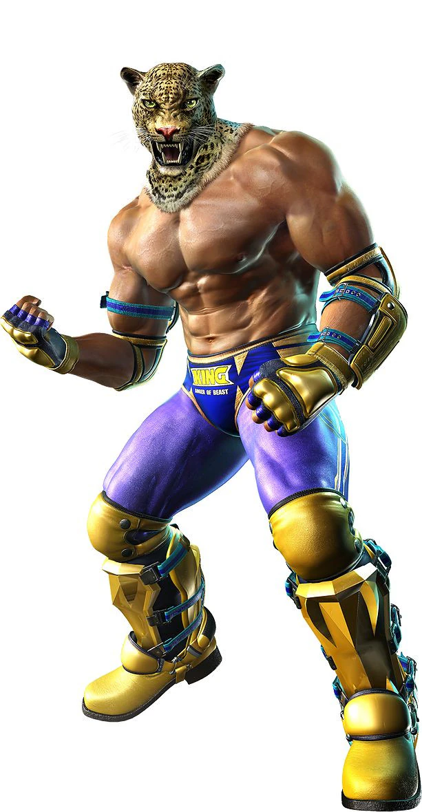 Bonecos 3d style manga anime king tekken caricato 3D Print Model .c4d .max .obj .3ds .fbx .stl .blend 