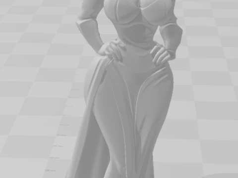 बोनकोस 3डी स्टाइल मंगा एनीमे जेसिका रैबिट्स कैरिकैटो 3D प्रिंट मॉडल