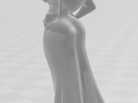 बोनकोस 3डी स्टाइल मंगा एनीमे जेसिका रैबिट्स कैरिकैटो 3D प्रिंट मॉडल