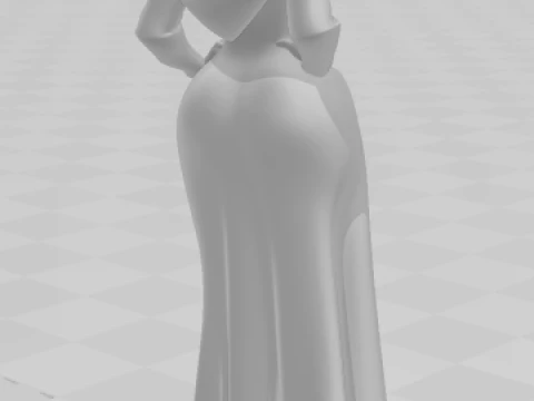 बोनकोस 3डी स्टाइल मंगा एनीमे जेसिका रैबिट्स कैरिकैटो 3D प्रिंट मॉडल