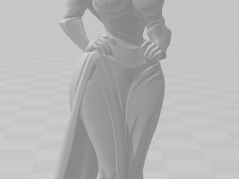 बोनकोस 3डी स्टाइल मंगा एनीमे जेसिका रैबिट्स कैरिकैटो 3D प्रिंट मॉडल