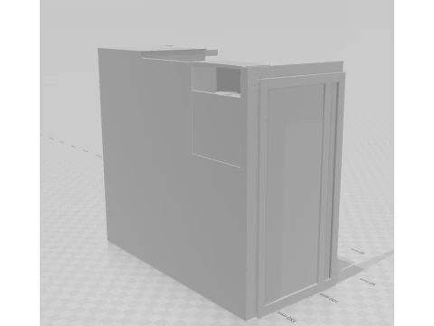 Bonecos 3D-Stil Manga Anime H&auml;user Casas Objetos Haushaltsger&auml;te Caricato 3D Druckmodell