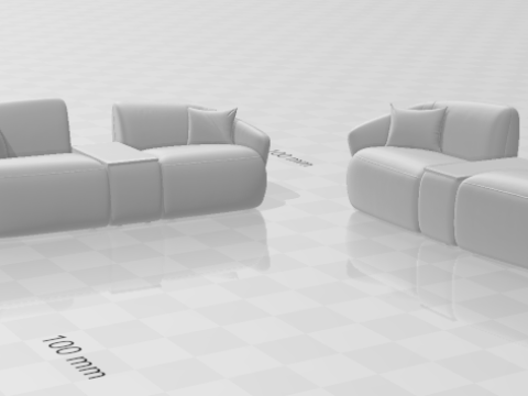 Bonecos 3d style manga anime houses casas objetos home appliances caricato 3D Print Model