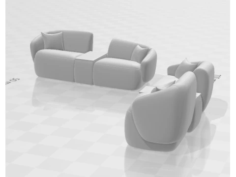 Bonecos 3d style manga anime houses casas objetos home appliances caricato 3D Print Model