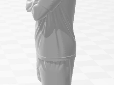 Bonecos 3d style manga anime cucurella caricato 3D Print Model
