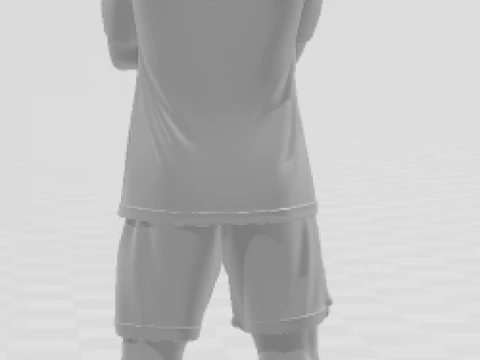 Bonecos 3d style manga anime cucurella caricato 3D Print Model