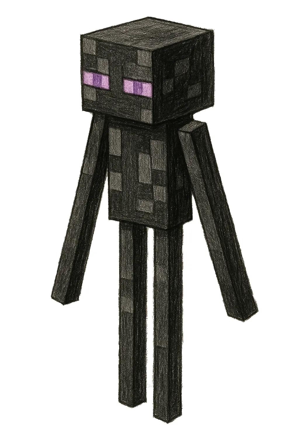 Bonecos 3d style manga anime ederman creeper minecraft caricato 3D Print Model .c4d .max .obj .3ds .fbx .stl .blend 