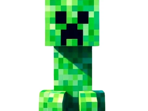 Bonecos 3d style manga anime ederman creeper minecraft caricato 3D Print Model