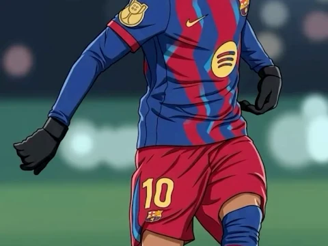 Bonecos 3d style manga anime players soccer futebol copa halland harry lamine vini mbappe caricato 3D Print Model