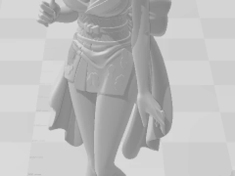 Bonecos 3d style manga anime players onipiece women girl lolli caricato 3D Print Model