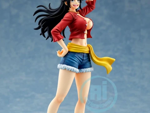 Bonecos 3d style manga anime player one piece women girl loli caricato Modello di stampa 3D