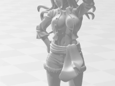 Bonecos estilo 3d manga anime jogadores one piece mulheres menina loli caricato Modelo de Impressão 3D