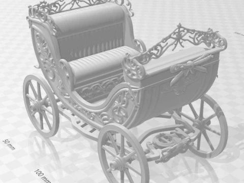 Bonecos 3d style manga anime carruagem cars carriage caricato 3D Print Model