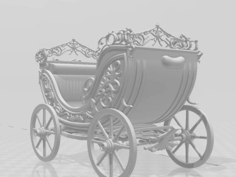 Bonecos 3d style manga anime carruagem cars carriage caricato 3D Print Model
