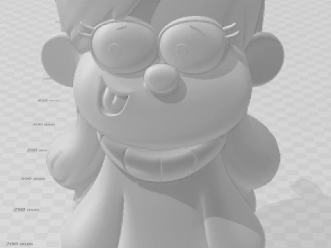 Bonecos 3d style manga anime gravity falls caricato 3D Print Model