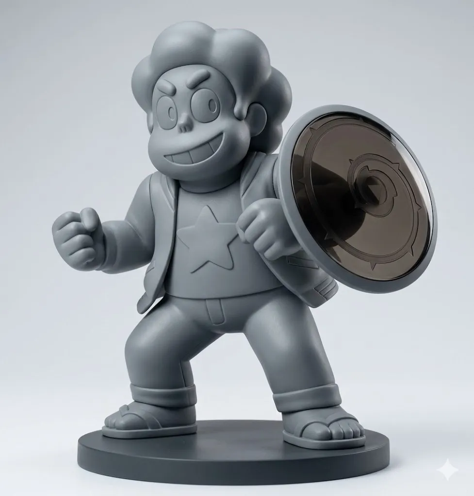 Bonecos 3d style manga anime steve universe caricato 3D Print Model .c4d .max .obj .3ds .fbx .stl .blend 
