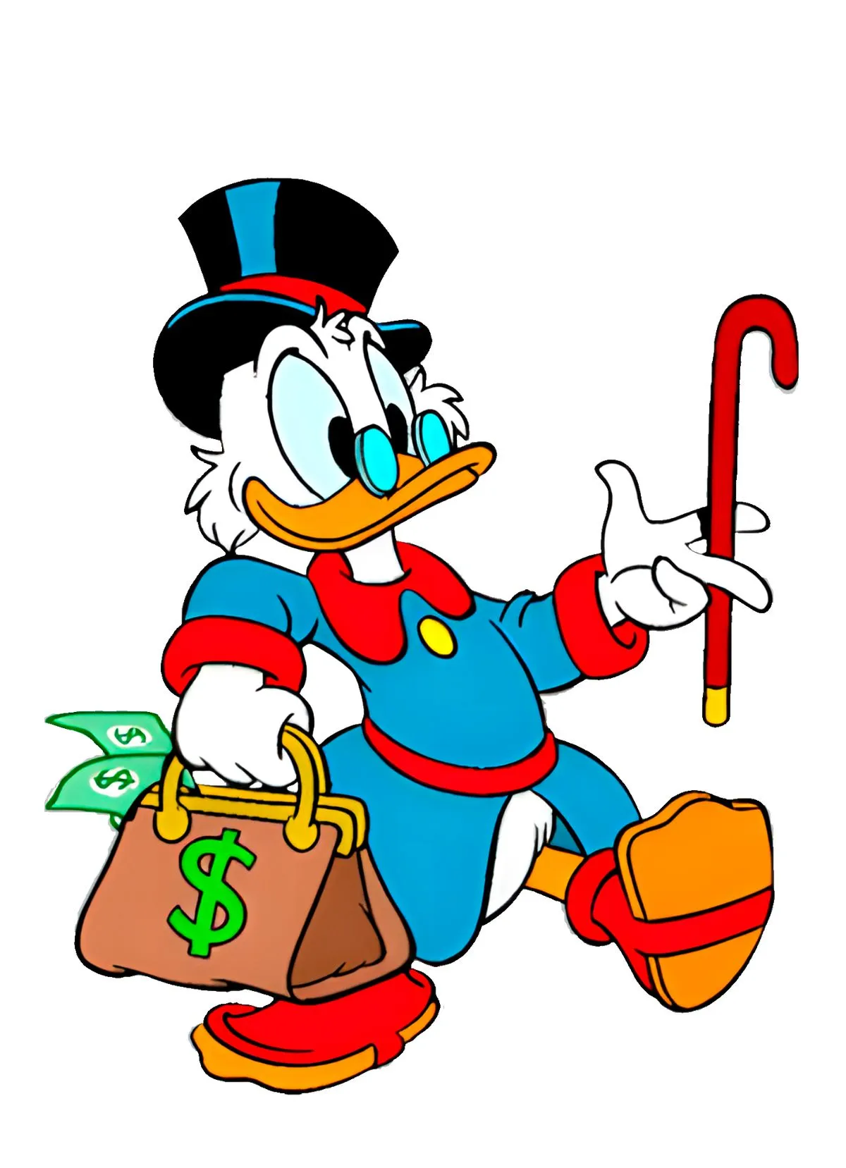 Bonecos 3d style manga anime ducktales tio patinhas caricato 3D Print Model .c4d .max .obj .3ds .fbx .stl .blend 