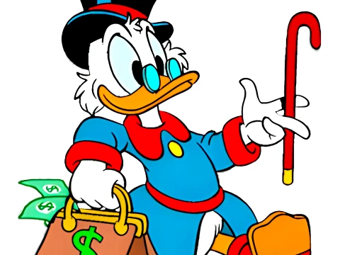 Bonecos 3d style manga anime ducktales tio patinhas caricato Modello di stampa 3D