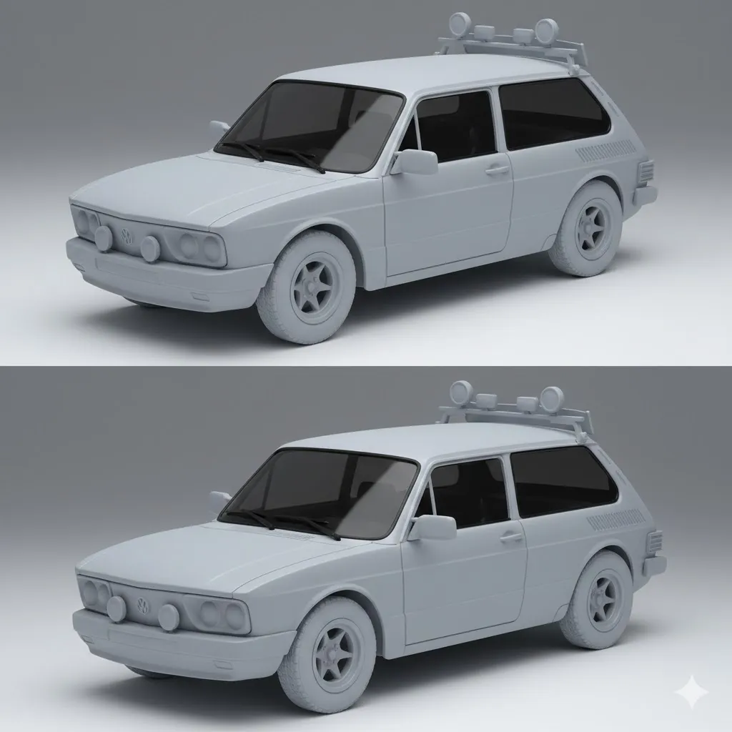 Bonecos 3d style manga anime cars truck boat caricato 3D Print Model .c4d .max .obj .3ds .fbx .stl .blend 