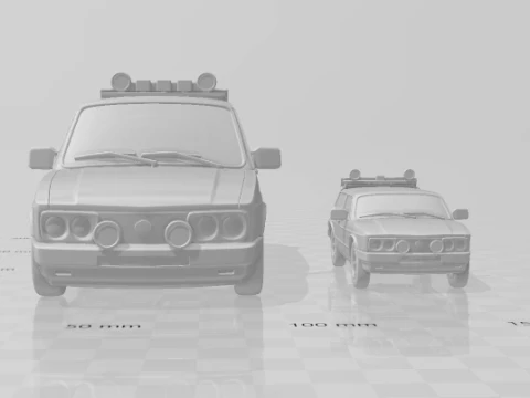 Bonecos 3d style manga anime cars truck boat caricato 3D Print Model