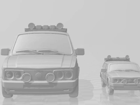 Bonecos 3d style manga anime cars truck boat caricato 3D Print Model