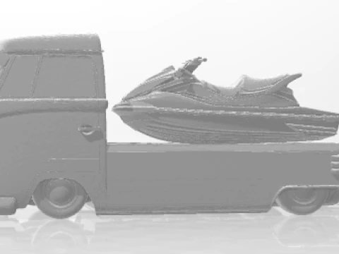 Bonecos 3d style manga anime cars truck boat caricato 3D Print Model